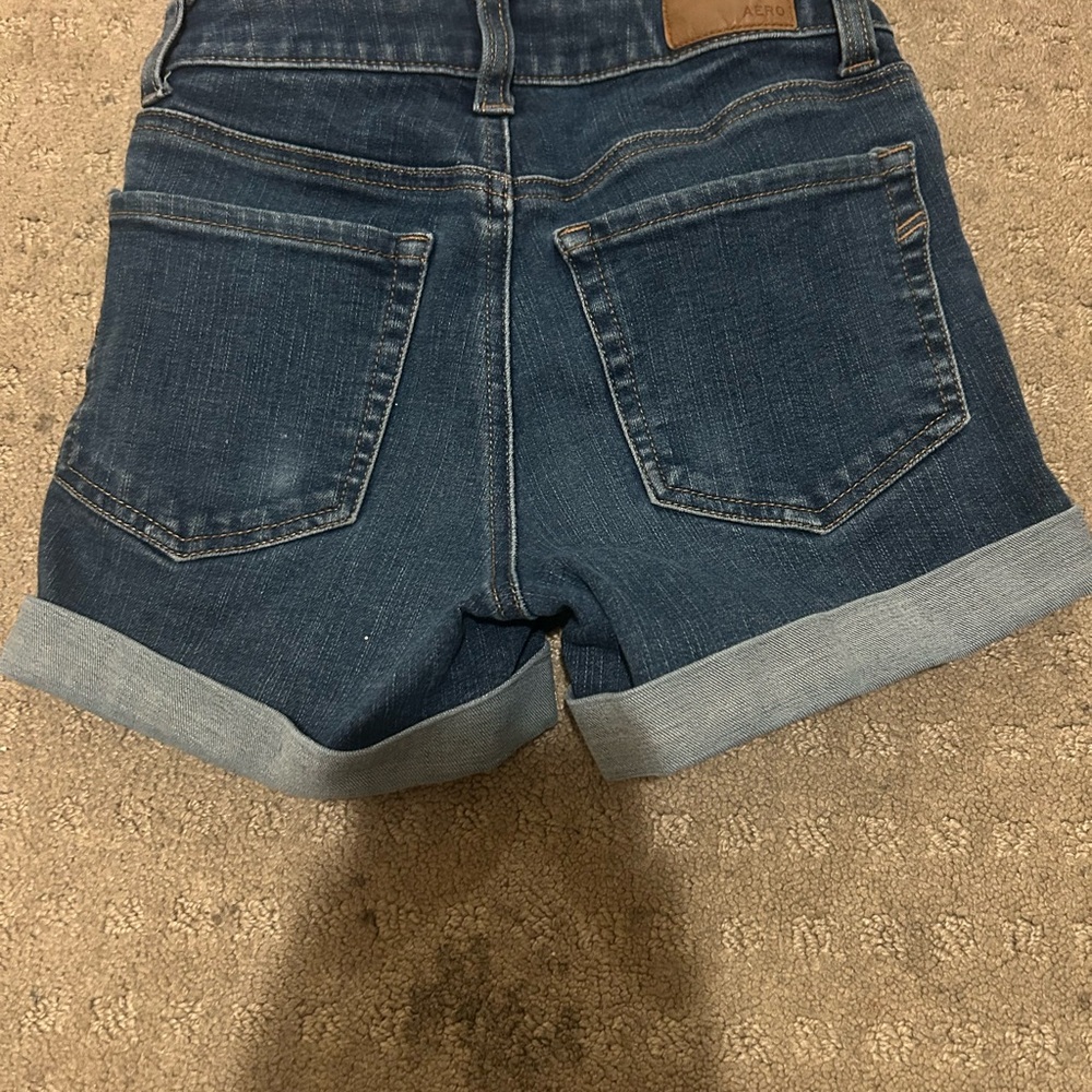 Aeropostale Dark Blue Jean Shorts